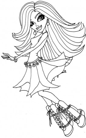 Monster High Coloring Pages | Coloring pages, Animal coloring pages,  Cartoon coloring pages