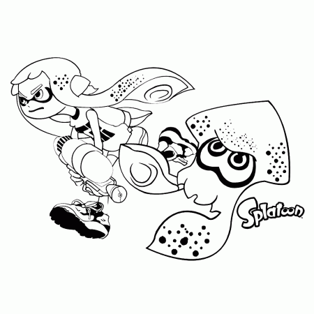 Splatoon Coloring Pages - Best Coloring Pages For Kids | Coloring pages,  Cute coloring pages, Coloring pages for kids