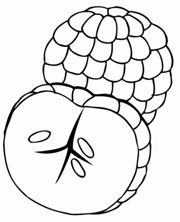 Guava coloring page for kids - Topcoloringpages.net