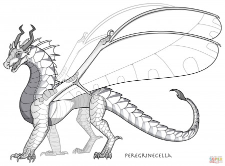 Hawkwing Dragon coloring page | Free Printable Coloring Pages
