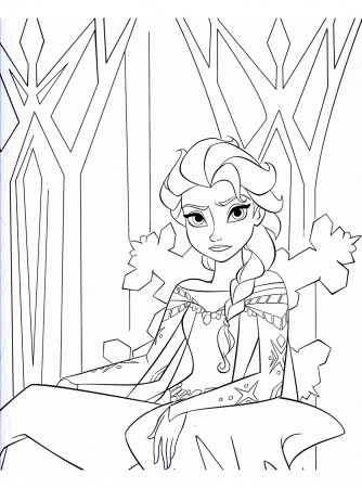 Frozen free to color for children - Frozen Kids Coloring Pages