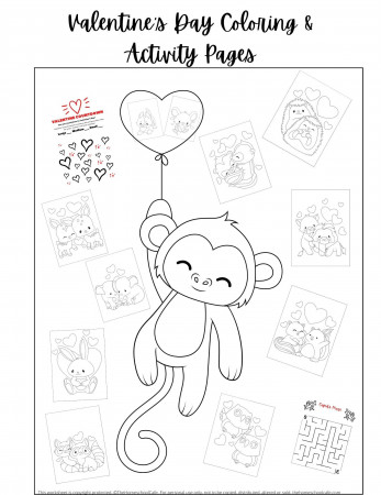 Valentine's Day Activities and Coloring Pages for Kids - The Homeschool Cafe