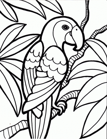 Bird Coloring Pages To Color - Coloring Pages For All Ages
