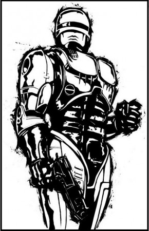 Hi coloring lovers!. Having and showing Robocop Coloring Pages to ...
