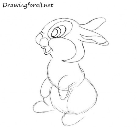 How to Draw a Rabbit for Kids | DrawingForAll.net