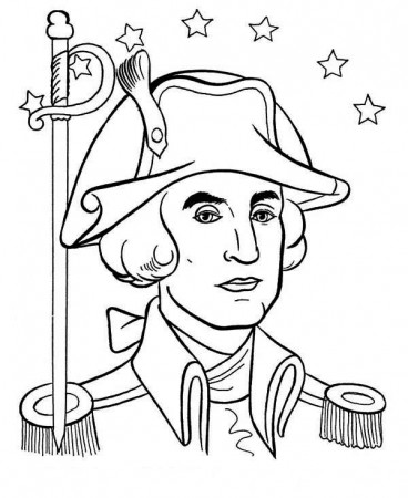 General George Washington During the Revolutionary War Coloring ...