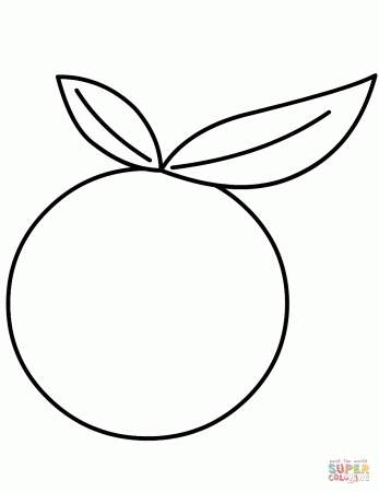 Oranges coloring pages | Free Coloring Pages