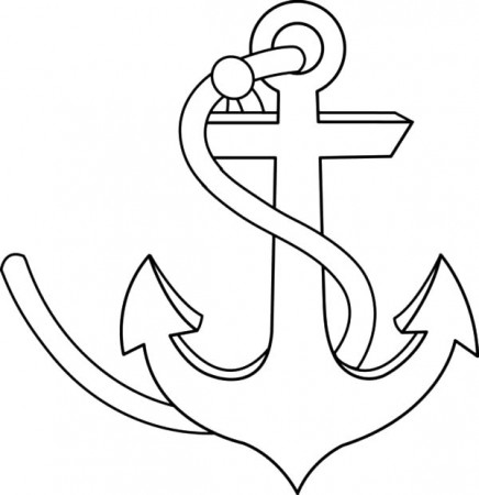 Strong Anchor Coloring Pages : Bulk Color