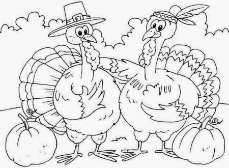 Turkey Coloring Page (20 Pictures) - Colorine.net | 19216