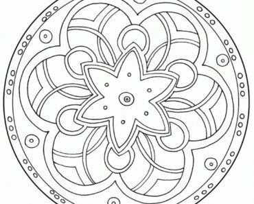 Printable For Adults Geometric - Coloring Pages for Kids and for ...