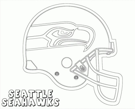 Seattle Seahawks Helmet Coloring Pages
