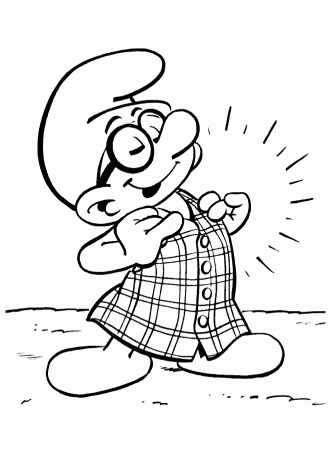 Smurfs clipart Colouring Pages (page 2)