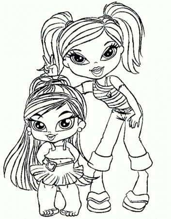 fashion dolls Colouring Pages (page 3)