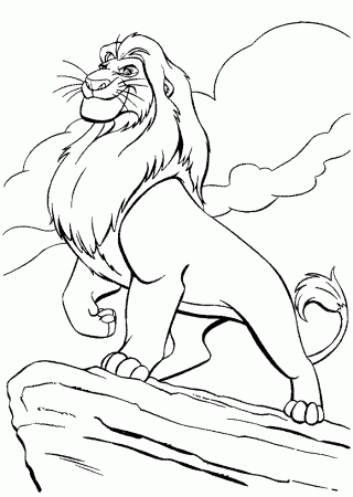 Lion king printable coloring pages | coloring pages for kids 