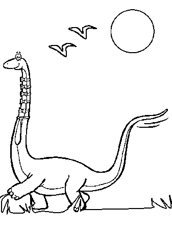maiasaure Colouring Pages