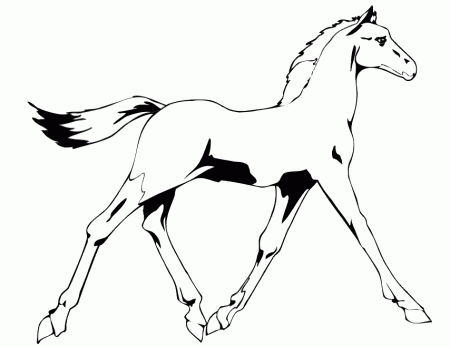 Horse Coloring Book Pages 273 | Free Printable Coloring Pages