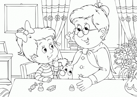Happy Birthday Grandma Coloring Pages Disney Coloring Pages 212816 