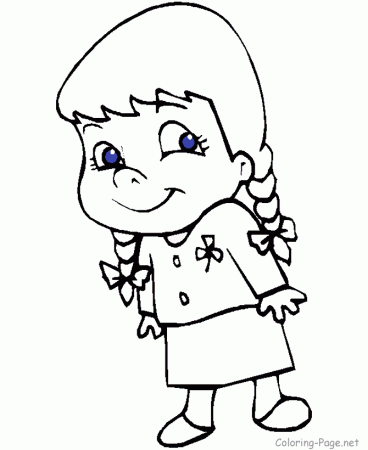 Little Girl Colouring Cake Ideas and Designs
