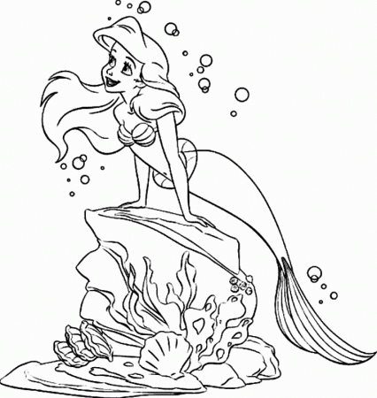 Little Mermaid Coloring Pages : Printable Coloring Pages