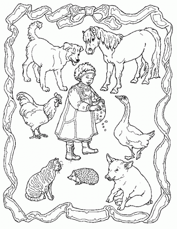 Coloring Page - Chicken coloring pages 18