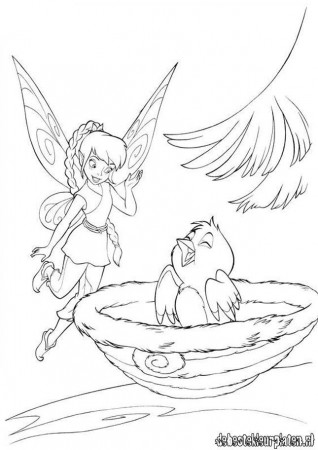 Tinker bell coloring pages - Printable coloring pages