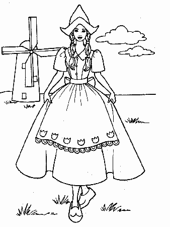 Girls Coloring Pages For Kids - Category - Page 31