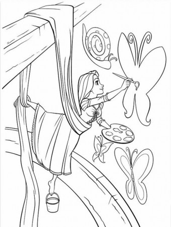 Rapunzel Coloring Pages for Good imagination | Printable Coloring 