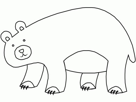 Printable Bears 25 Animals Coloring Pages - Coloringpagebook.com