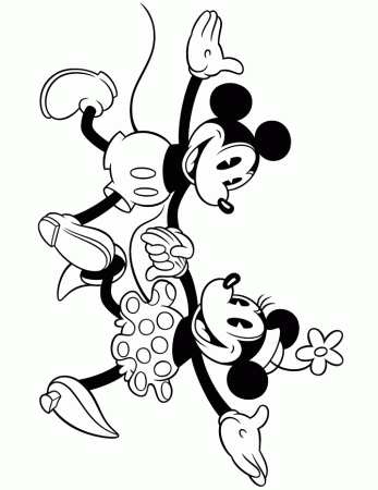 Free Printable Mickey Mouse Coloring Pages | H & M Coloring Pages