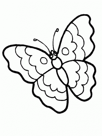 Coloring pages butterflies - picture 13