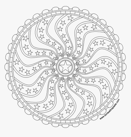 Transparent Adult Coloring Pages Png - Rainbow Mandala Coloring Pages, Png  Download - kindpng