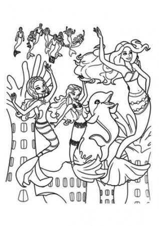 40 Free Barbie Coloring Pages Printable