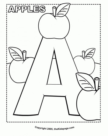 Get This Easy Letter Coloring Pages for Preschoolers XoN4i !
