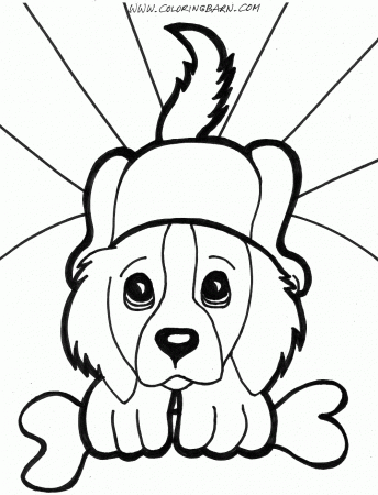 14 Free Pictures for: Coloring Pages Of Puppies. Temoon.us