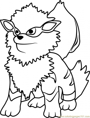 Arcanine Pokemon GO Coloring Page - Free Pokémon GO Coloring Pages ...