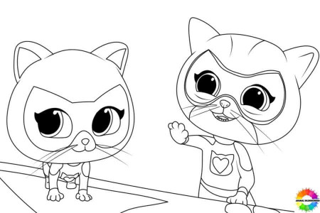 SuperKitties Free Coloring Pages ...