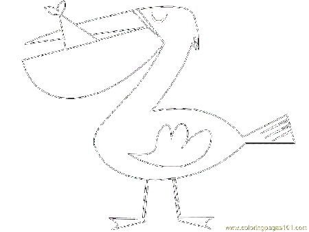 Birds pelican Coloring Page for Kids - Free Pelicans Printable Coloring  Pages Online for Kids - ColoringPages101.com | Coloring Pages for Kids