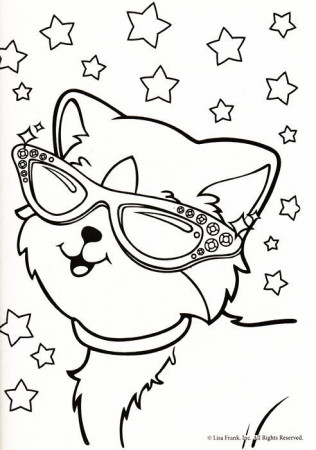 Lisa Frank Unicorn Coloring Pages - Coloring Page