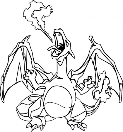 Charizard Coloring Pages - Free Printable Coloring Pages for Kids
