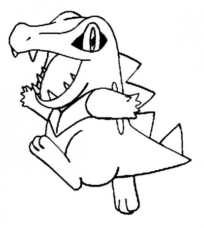 Coloring Pages Pokemon - Totodile - Drawings Pokemon | Pikachu coloring page,  Pokemon coloring pages, Pokemon coloring