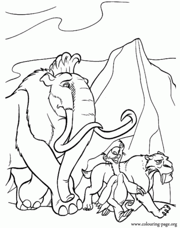 Ice Age Scrat Coloring Pages. ice age coloring pages ...