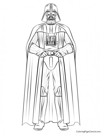 Star Wars – Darth Vader 01 Coloring Page | Coloring Page Central