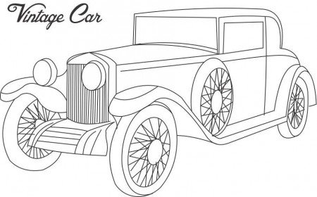 Old Car Coloring Pages Related Keywords & Suggestions - Old Car ...