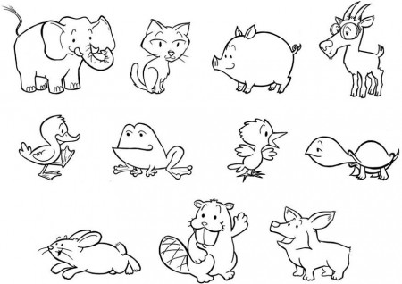 Coloring page baby animals - img 24839.