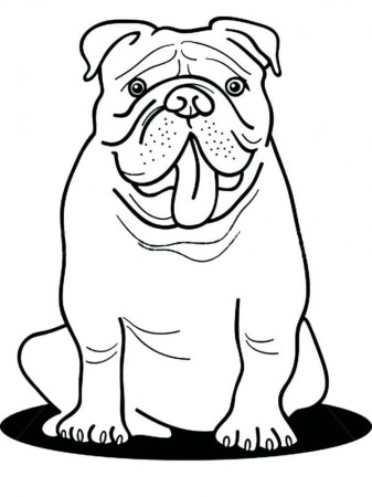 Bulldog coloring pages | Printable coloring pages