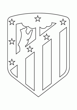 Atletico Madrid coloring page