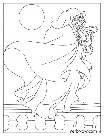 Free WITCHES Coloring Pages & Book for Download (Printable PDF) - VerbNow