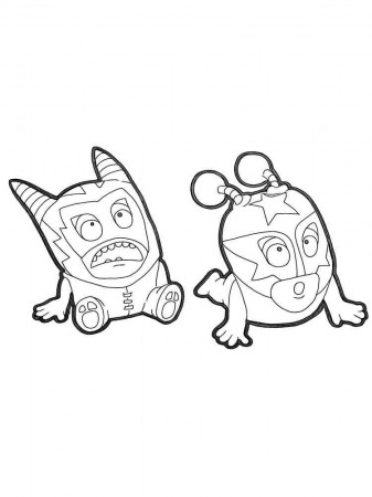 Oddbods coloring pages