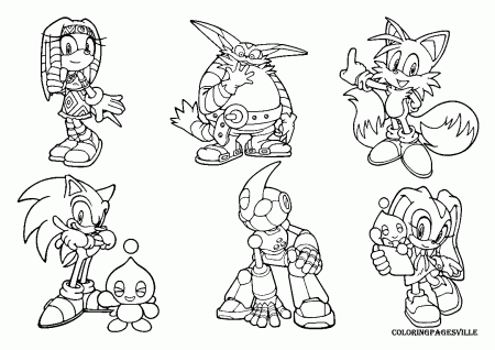 Sonic The Hedgehog Coloring Pages (17 Pictures) - Colorine.net | 20618
