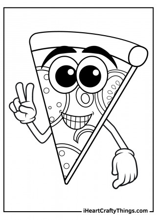 Pizza Coloring Pages (Updated 2023)